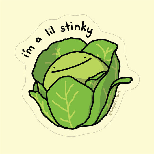 I'm a lil Stinky Sticker