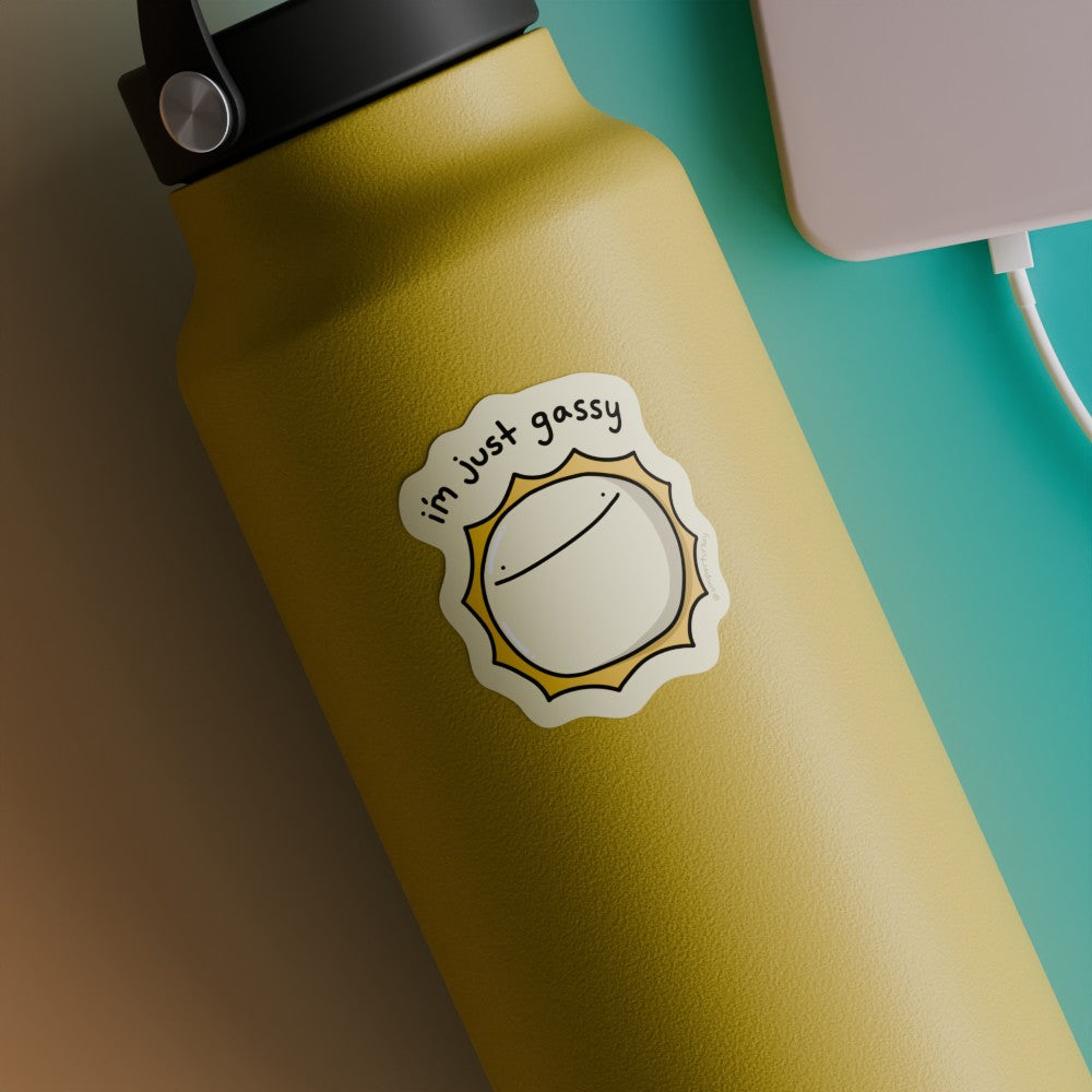 I'm Just Gassy Sticker