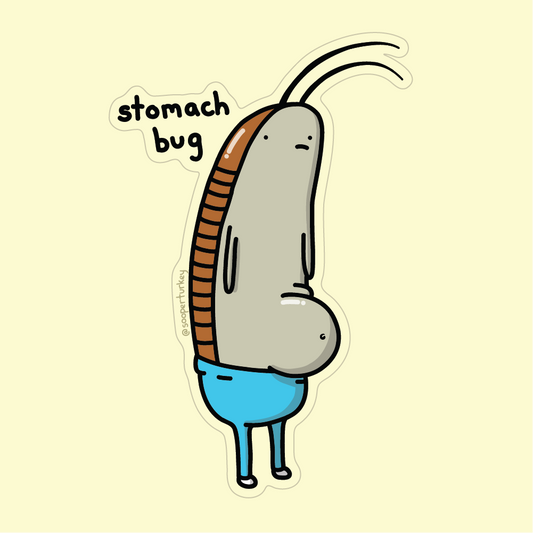 Stomach Bug Sticker
