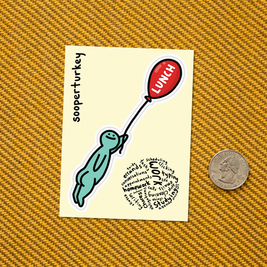 Asslad Lunch Sticker